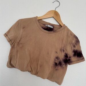 Zara Tie-Dye Crop Top
